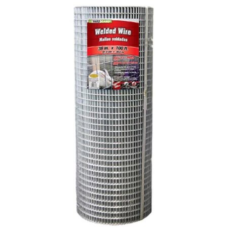 MIDWEST AIRLINES Midwest Air 309306A 36 in. x 100 ft. 1 x 0.5 in. Mesh Galvanized Welded Wire 309306A